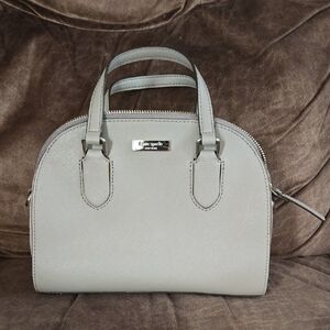 Kate Spade Gray Beige Satchel